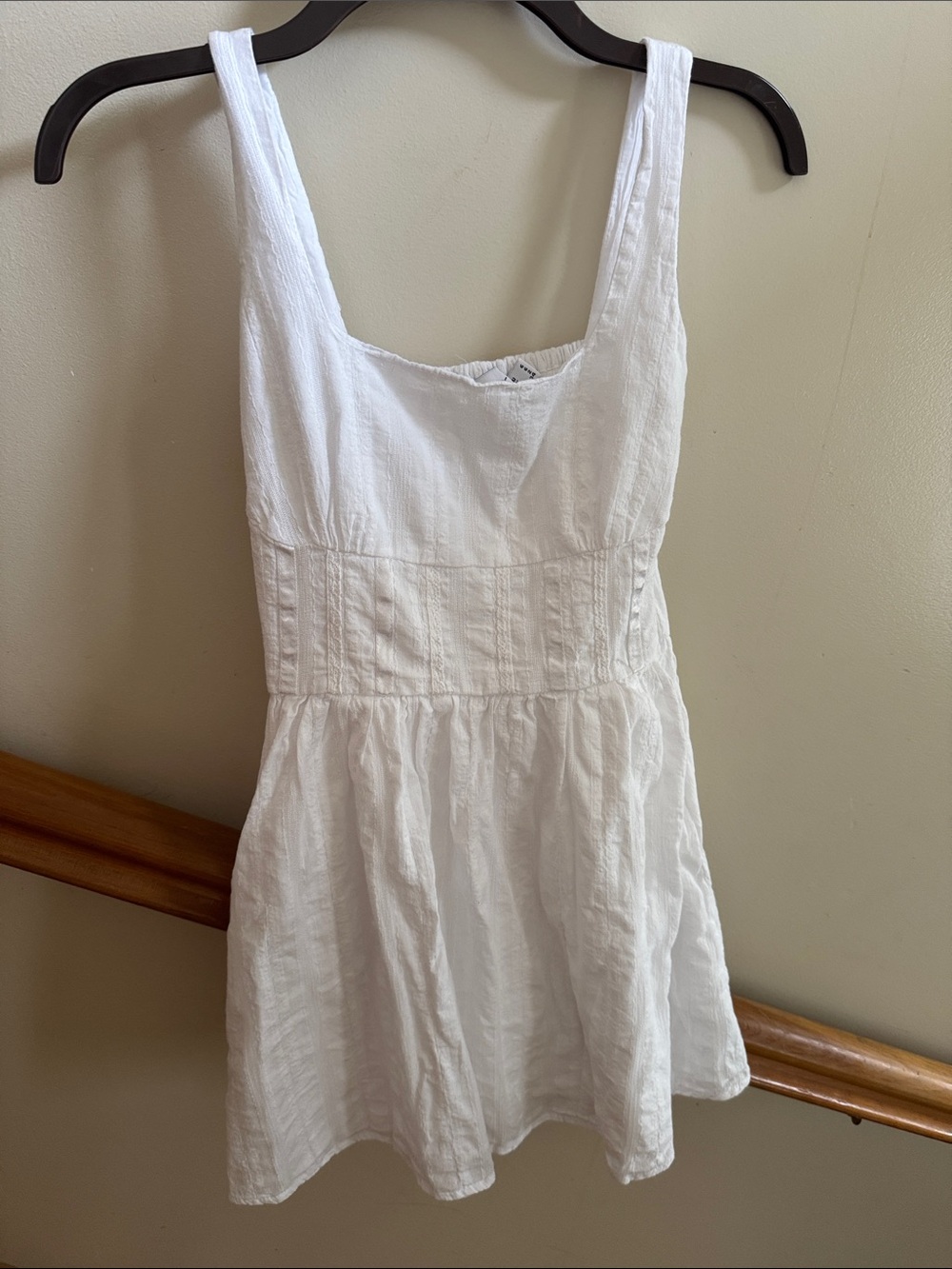 Princess Polly White Cotton Sleeveless Sundress